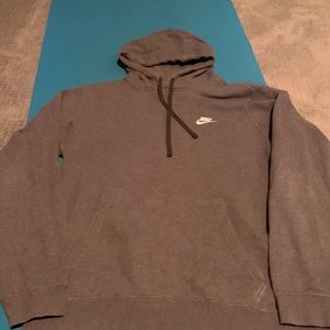 Nike Mens large grey hoodie